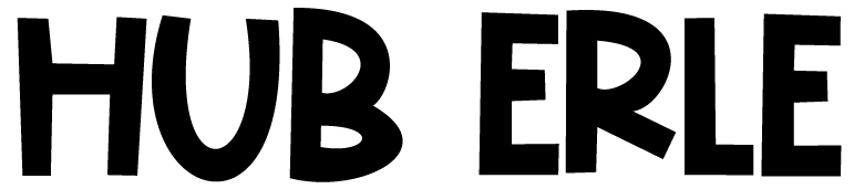 HUB Erle Wortmarke Schwarz